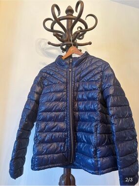 GAP Quilted Puffer Jacket - Navy Blue XL